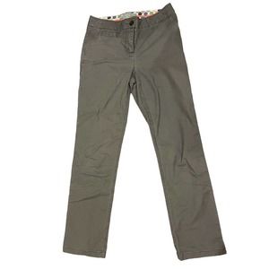 New Boden Gray Chinos Pants Size UK 6 R US 2 R Classic Preppy Casual School Work